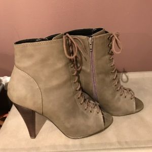 Call It Spring Open Toe Booties